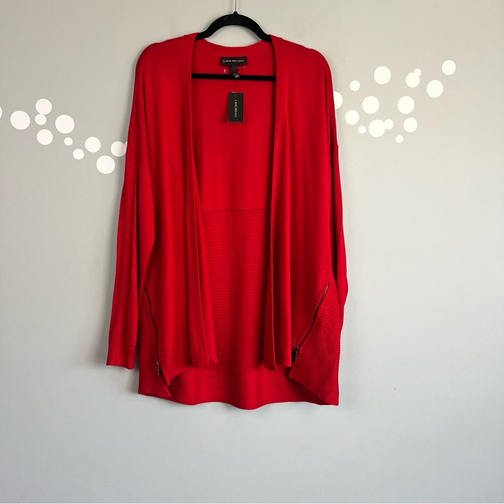 Lane Bryant Red Women's Cardigan